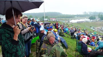 Fanoušci na Masarykově okruhu