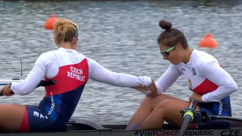 Opravná jízda dvojky bez kormidelnice Novotníková - Flamíková