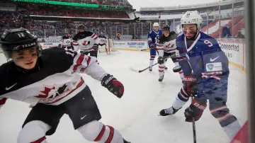 Utkání Kanada 20 - USA 20