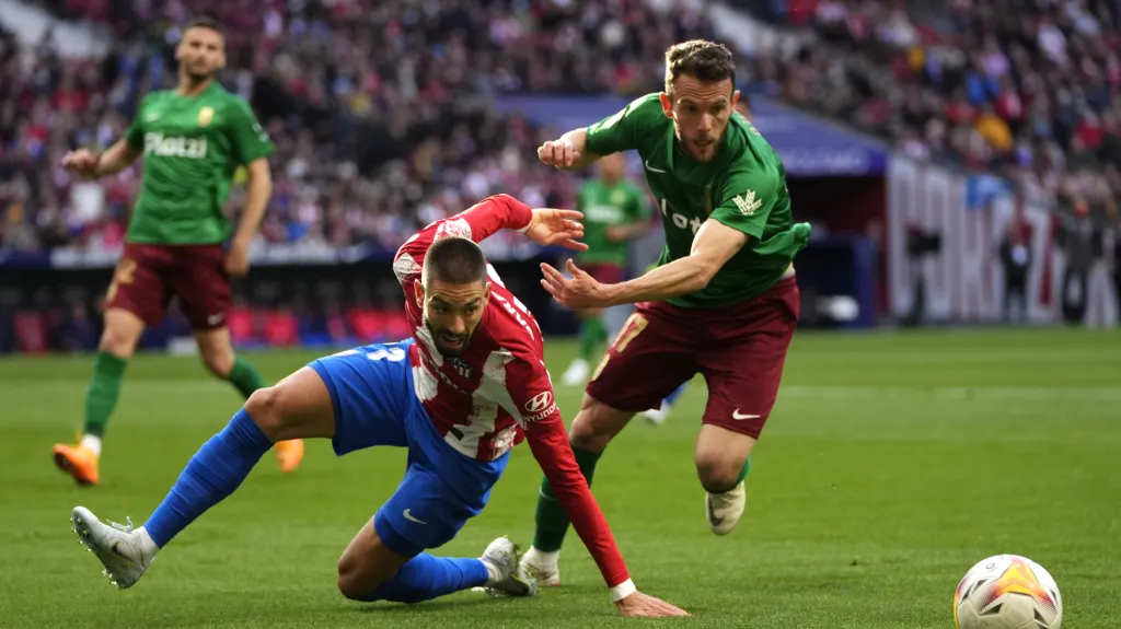 Yannick Carrasco z Atlétika Madrid proti Quinimu z Granady