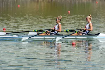 Skifařky Kristýna Fleissnerová a Lenka Antošová