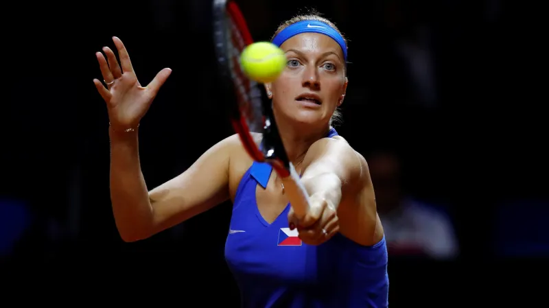 Sestřih utkání Kvitová - Kerberová