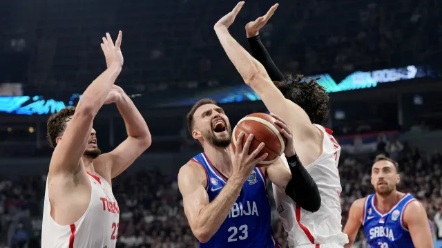 Závěr utkání Turecko – Srbsko