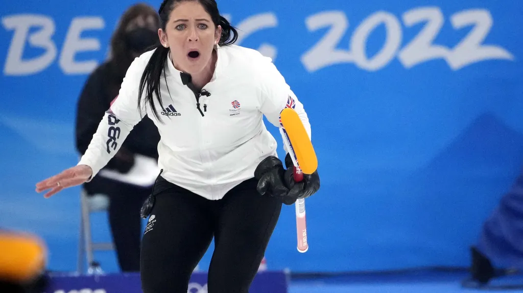 Skipka Eve Muirheadová v olympijském finále