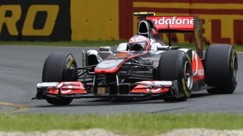 Jezdec stáje McLaren Jenson Button