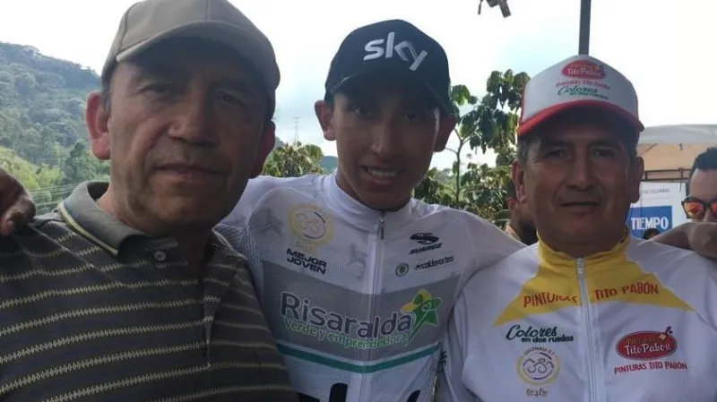 Fabio Parra, Egan Bernal a Lucho Herrera