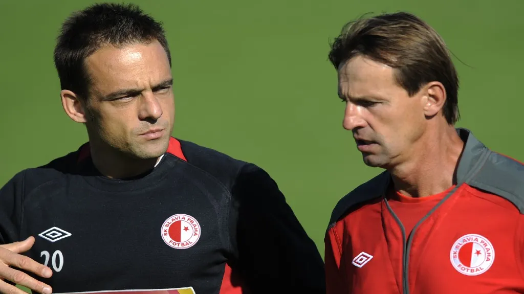 František Straka s Lukášem Jarolímem