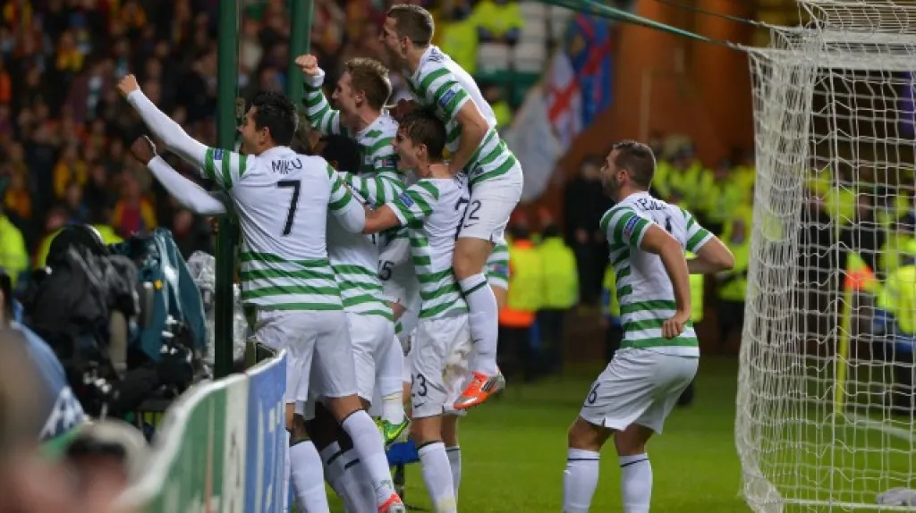 Radost hráčů Celtiku