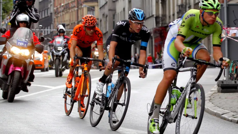 Únik čtvrté etapy závodu Kolem Polska