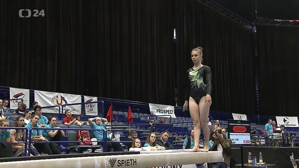 Cenková s Jesenem zazářili na MČR ve sportovní gymnastice