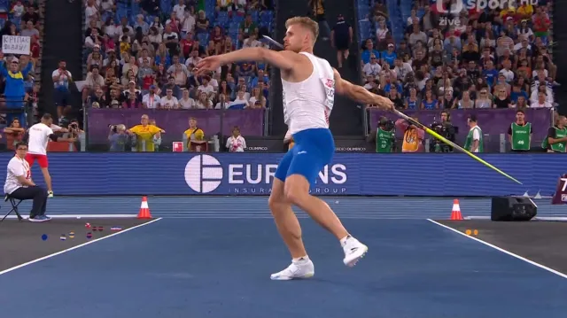 Zlatý hod oštěpaře Vadlejcha na ME v Římě