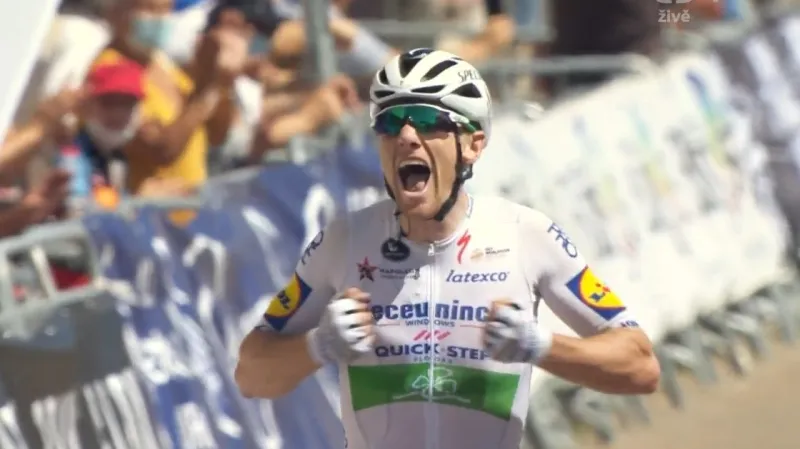 Dojezd 4. etapy Kolem Burgosu a ohlasy vítěze Sama Bennetta