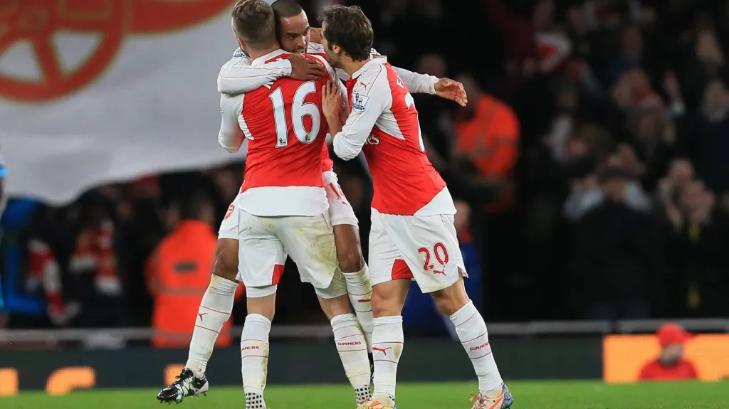 Radost hráčů Arsenalu