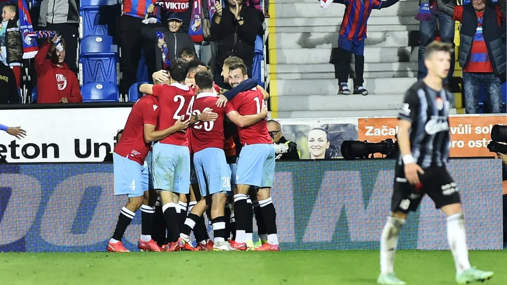 Radost fotbalistů Plzně