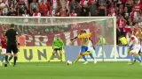 Gól v utkání Slavia - Opava: Kuzmanovič - 2:1 (80. min.)