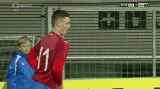 Gól v utkání Česko 21 - San Marino 21: Krejčí - 3:0 (38. min.)