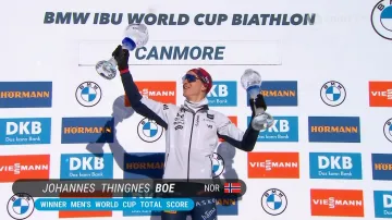 Johannes Bö získal vedle velkého také malý křišťálový glóbus za masáky