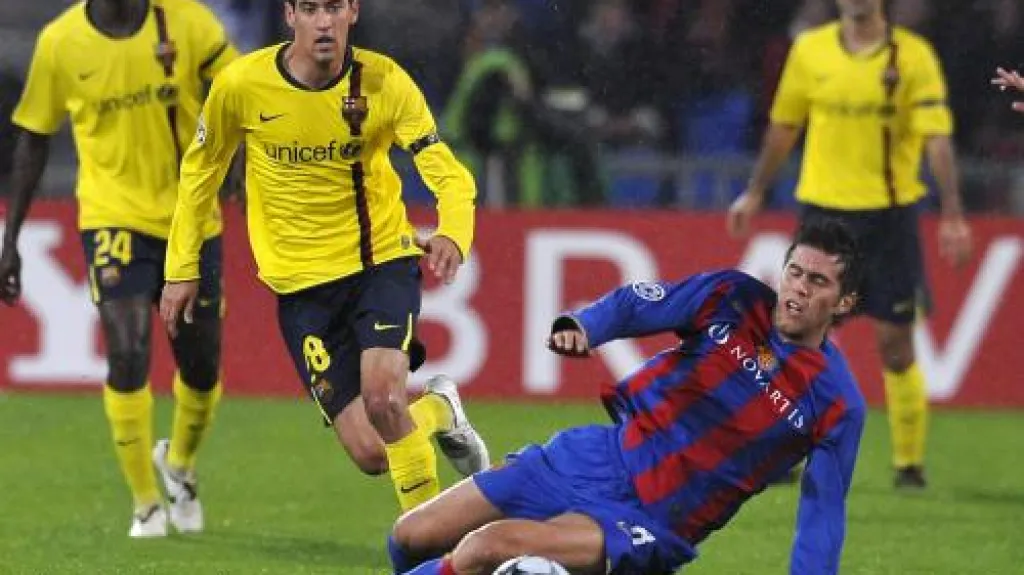 Barcelona v Lize mistrů proti Basileji