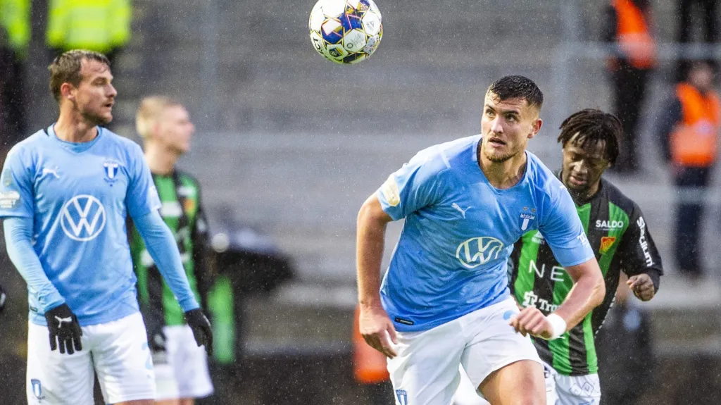 Matěj Chaluš v dresu Malmö