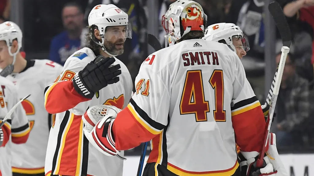 Jaromír Jágr v dresu Calgary