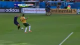 Gól v utkání Austrálie - Nizozemsko: Robben - 0:1 (20. min.)
