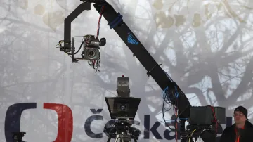 Česká televize v Olympijském parku na Letné