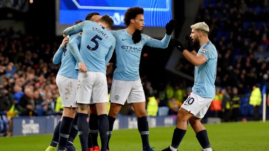 Radost hráčů Manchesteru City
