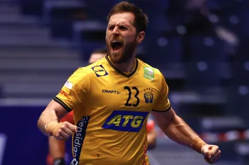 Švédský házenkář Albin Lagergren