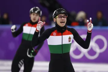 Shaolin Sándor Liu slaví pvní maďarské zlato v historii zimních olympiád