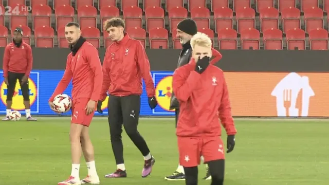 Slavia se chystá na svůj první letošní zápas v LM