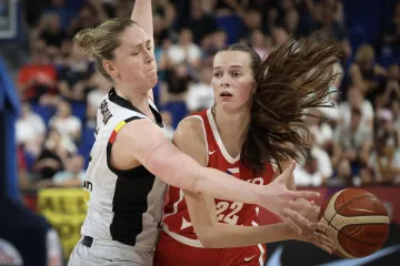 Emma Čechová v utkání proti Belgii