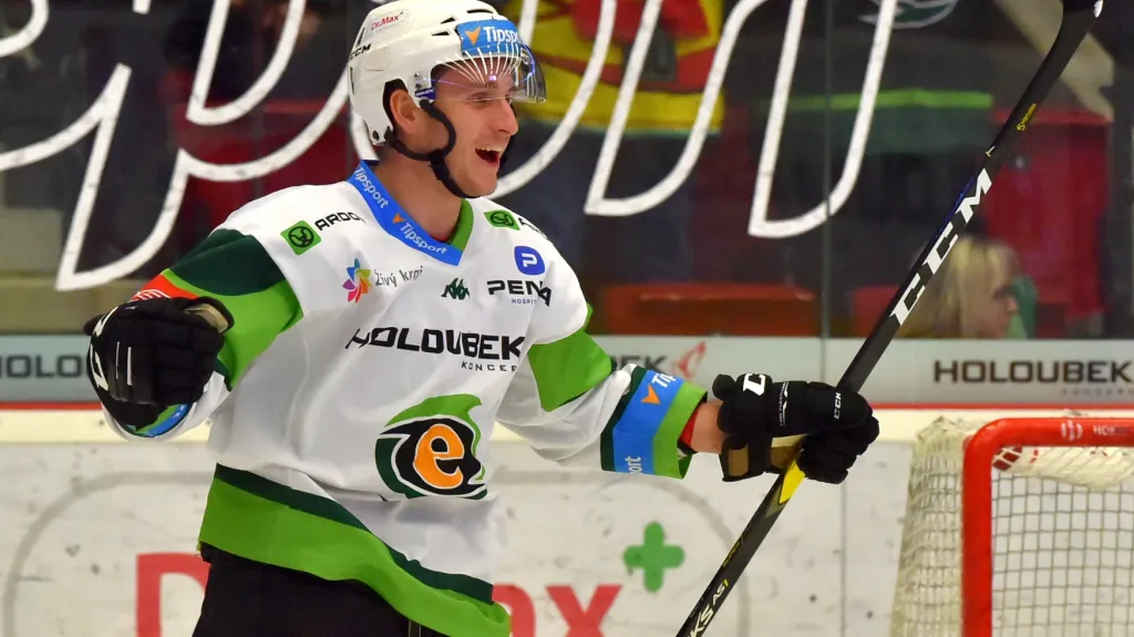 Karlovarský forvard Ondřej Beránek