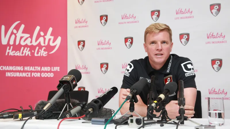 Manažer Bournemouthu Eddie Howe