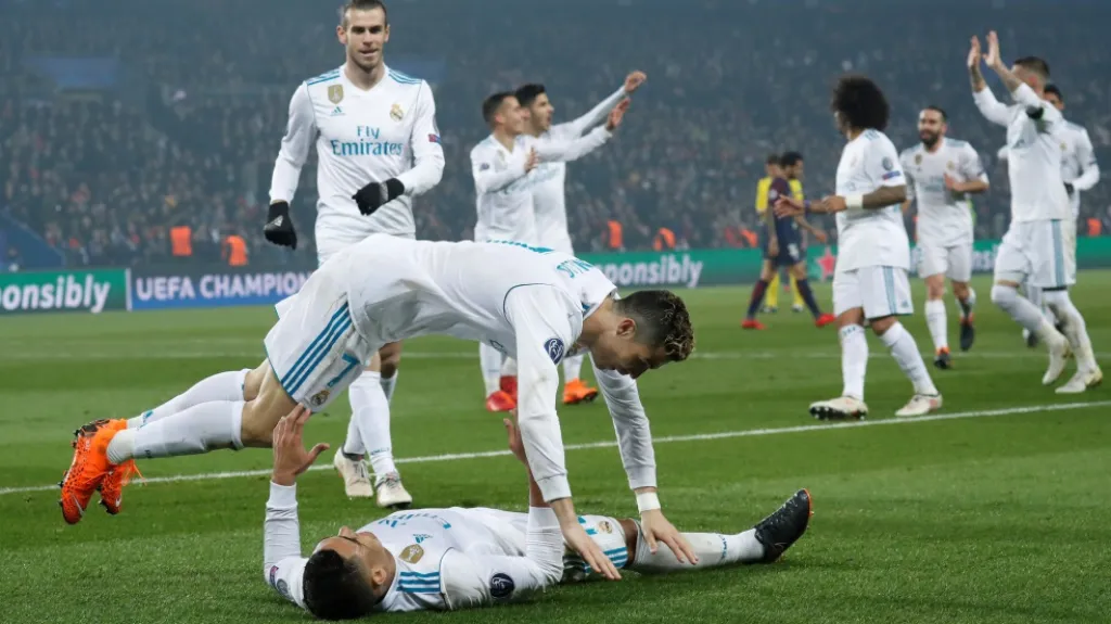 Radost hráčů Realu Madrid