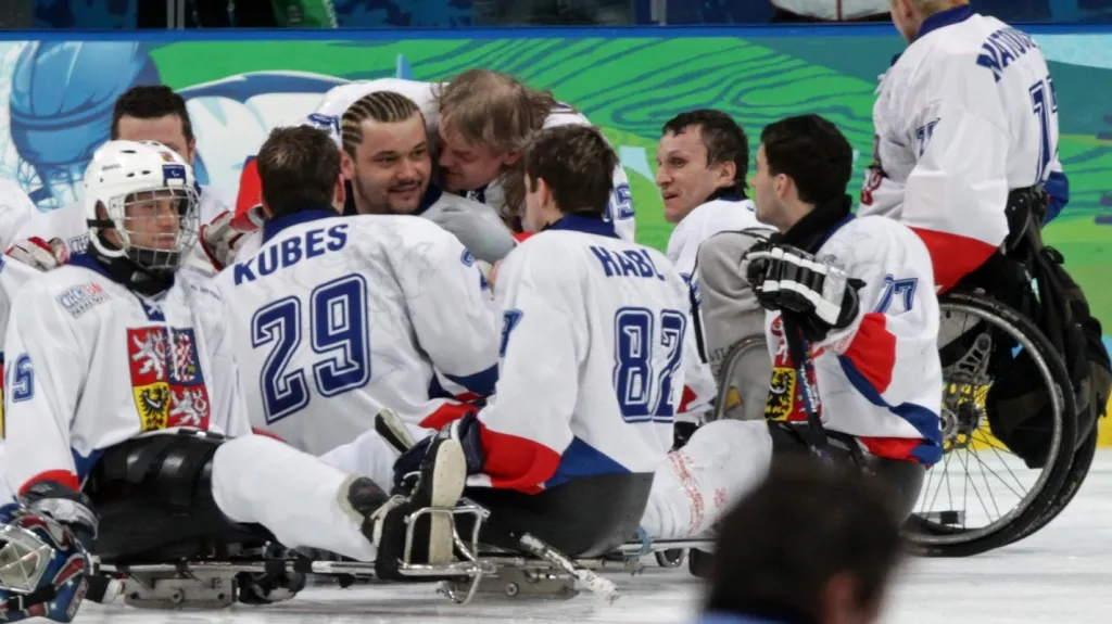 Čeští sledgehokejisté ve Vancouveru