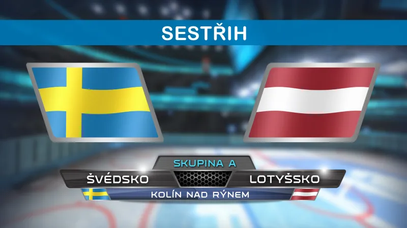 Sestřih utkání Švédsko - Lotyšsko