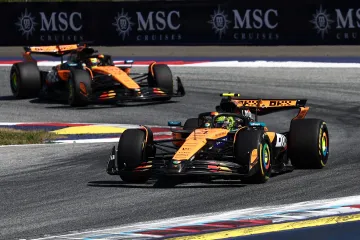 Lando Norris a Oscar Piastri