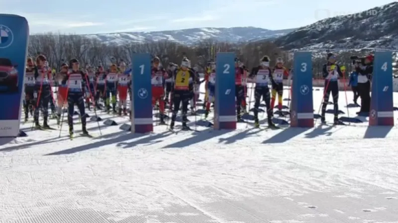 Sestřih stíhačky biatlonistek v Soldier Hollow