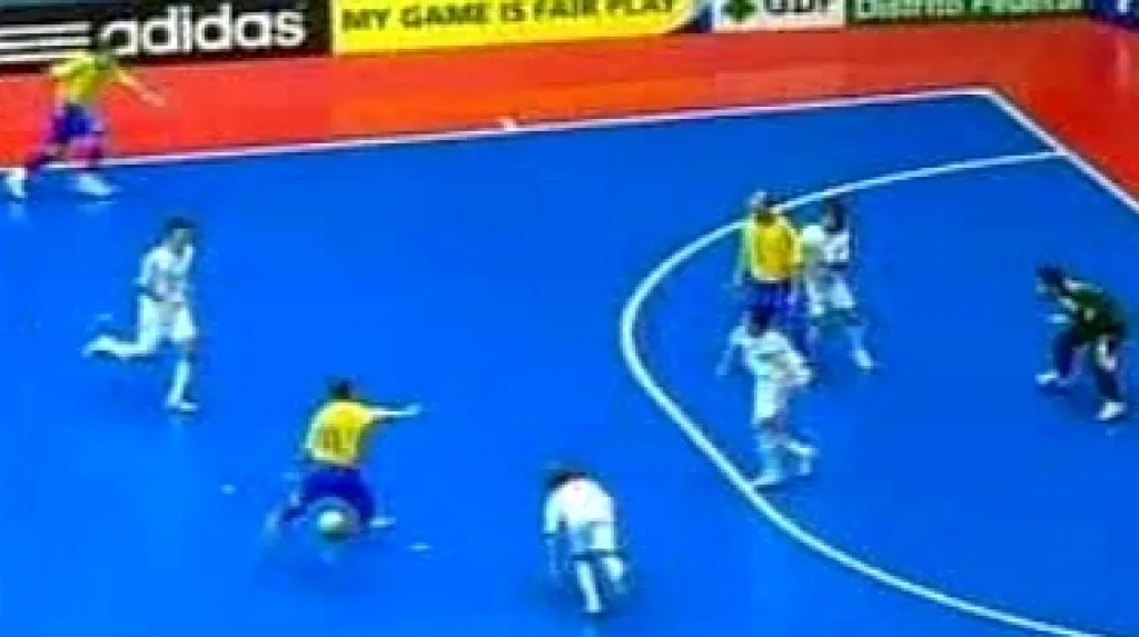 Futsalový zápas Brazílie - Japonsko