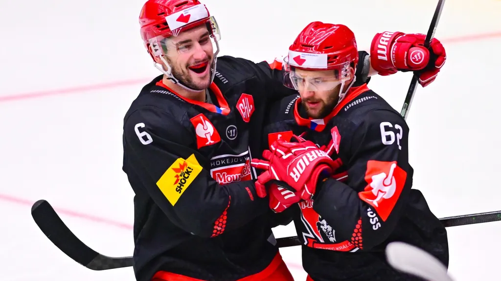 Radost hokejistů Hradce Králové