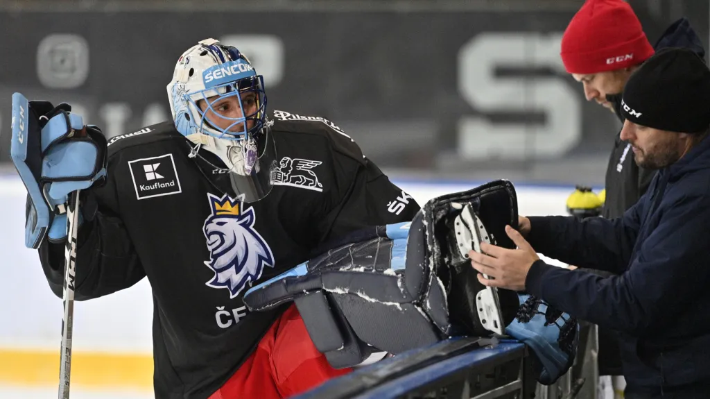 Miroslav Svoboda na tréninku reprezentace