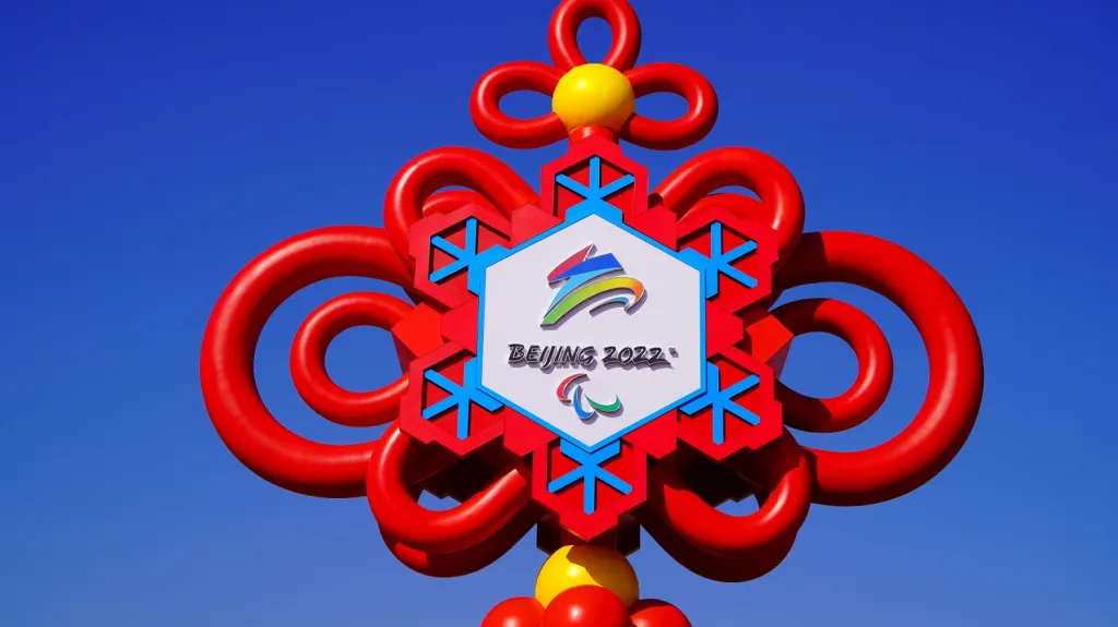 Logo paralympijských her v Pekingu