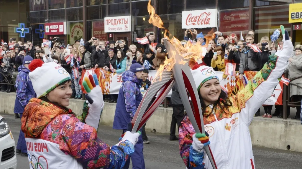 Olympijská štafeta v Soči