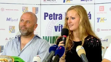 Petra Kvitová na tiskové konferenci