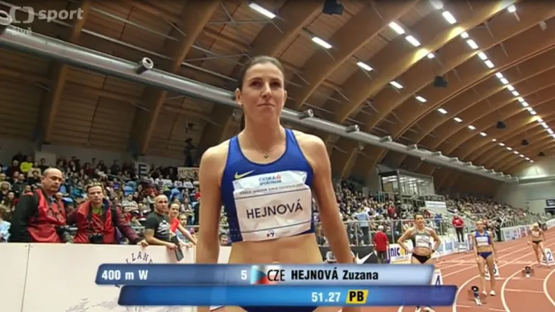 Vítězná čtyřstovka Zuzany Hejnové na mítinku v Ostravě