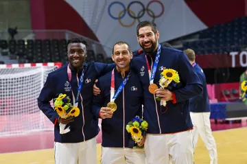 Luc Abalo, Michael Guigou a Nikola Karabatic