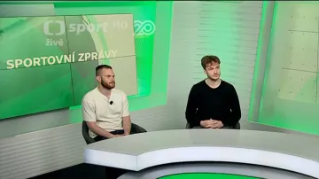 Michal Sládek a Tomáš Hanák před florbalovým superfinále