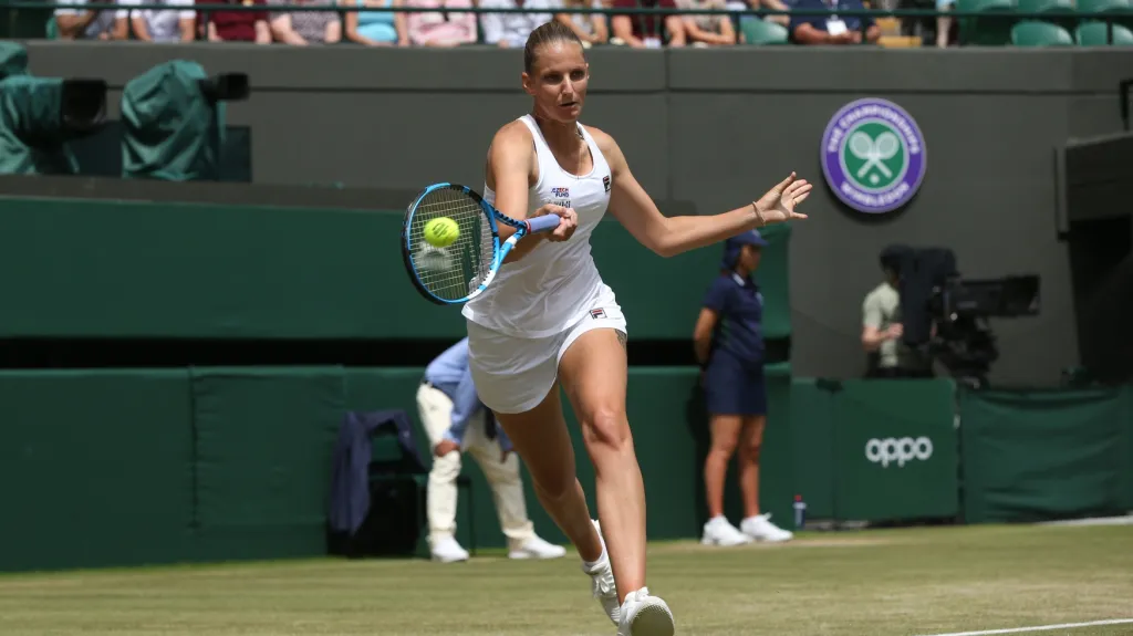 Karolína Plíšková ve Wimbledonu