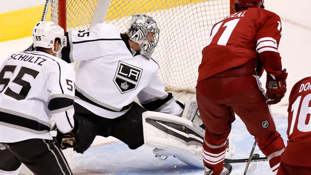 Patrik Bartošák v dresu LA Kings