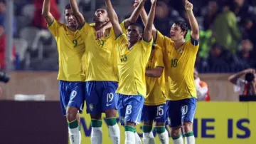 Radost brazilských mladíků